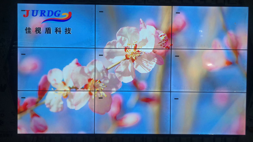 濰坊某商場(chǎng)46寸3.5mm3X3拼接項目